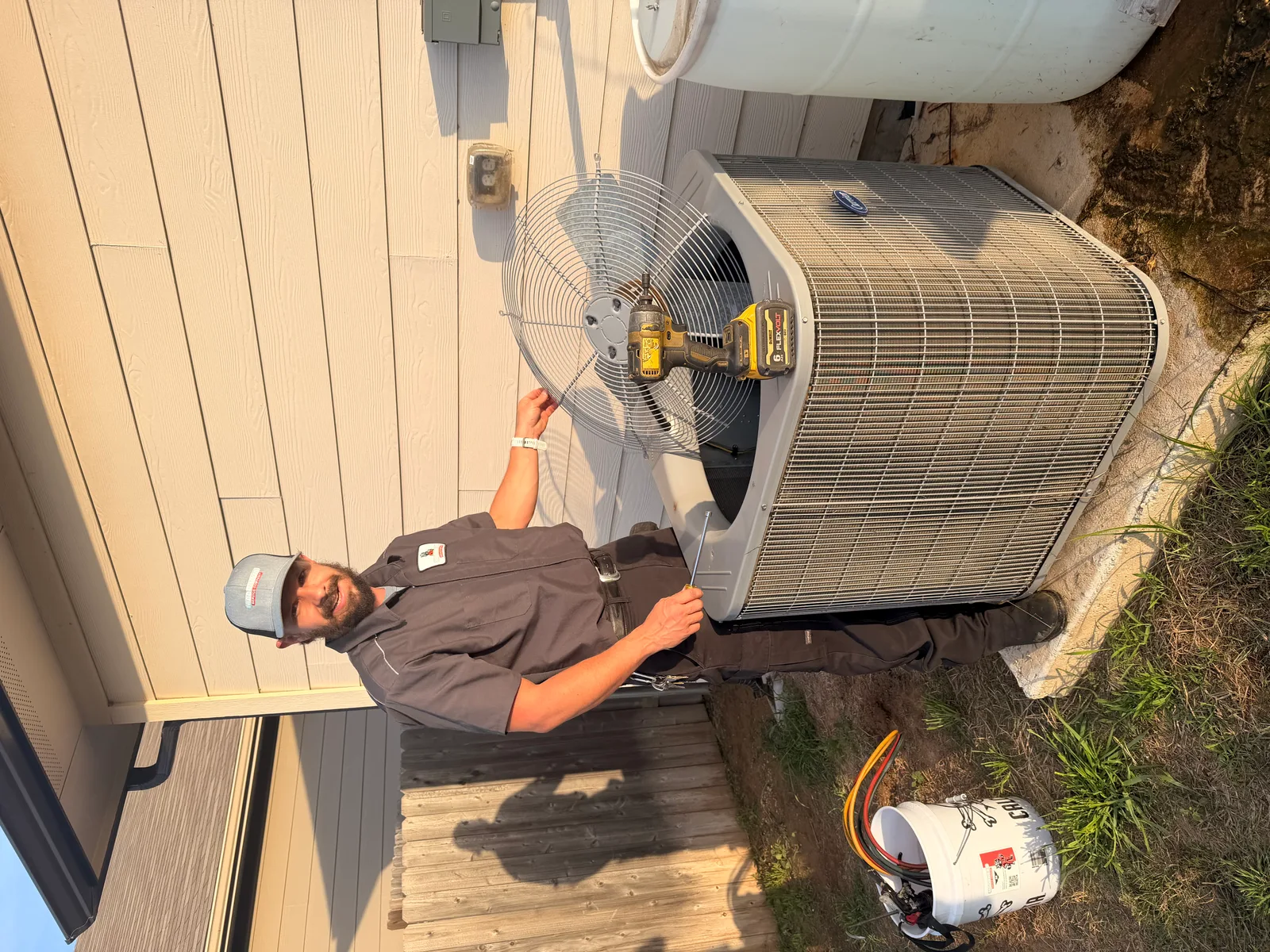 Moorhead heating & furnace repair job near Blanco