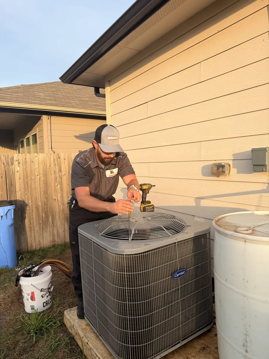 New heat pump system installed by Moorhead