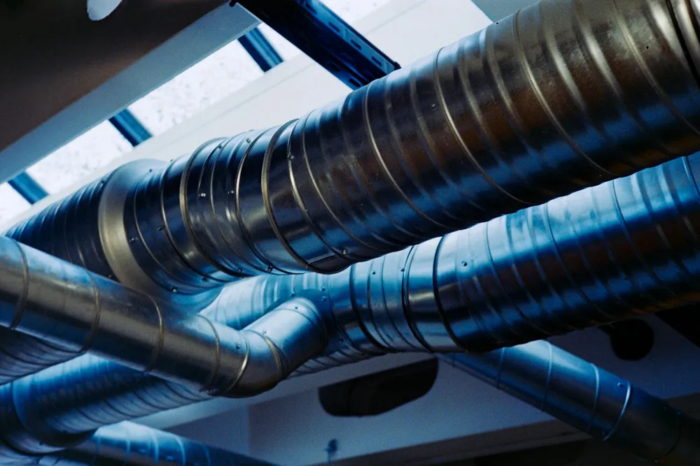HVAC air filter and ductwork serviced by Moorhead
