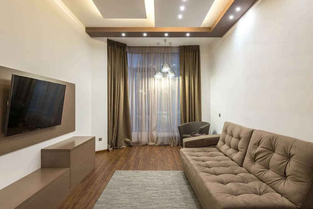 Modern recessed and accent lighting installed by Moorhead