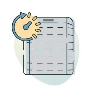 A blinking or flickering light on an air conditioning unit's control panel, showing it's constantly turning on and off.