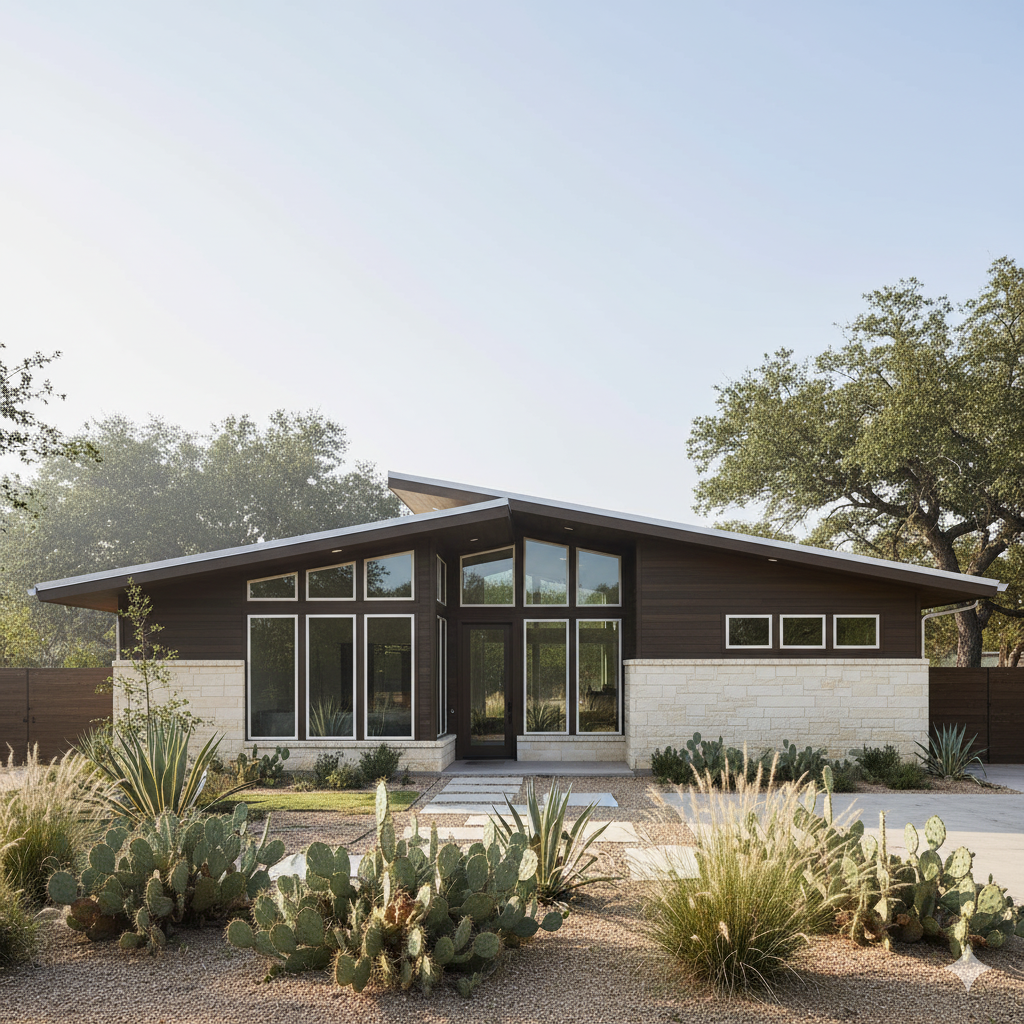 A modern, energy-efficient home in Seguin, TX, that would benefit from an ERV system.