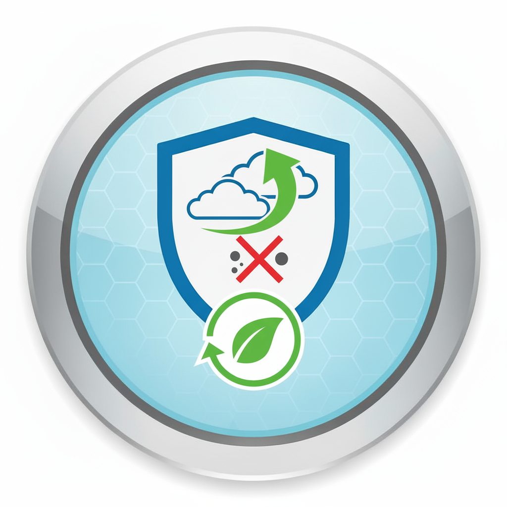Icon representing cleaner air quality