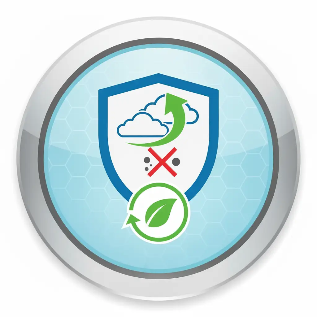 Icon representing cleaner air quality