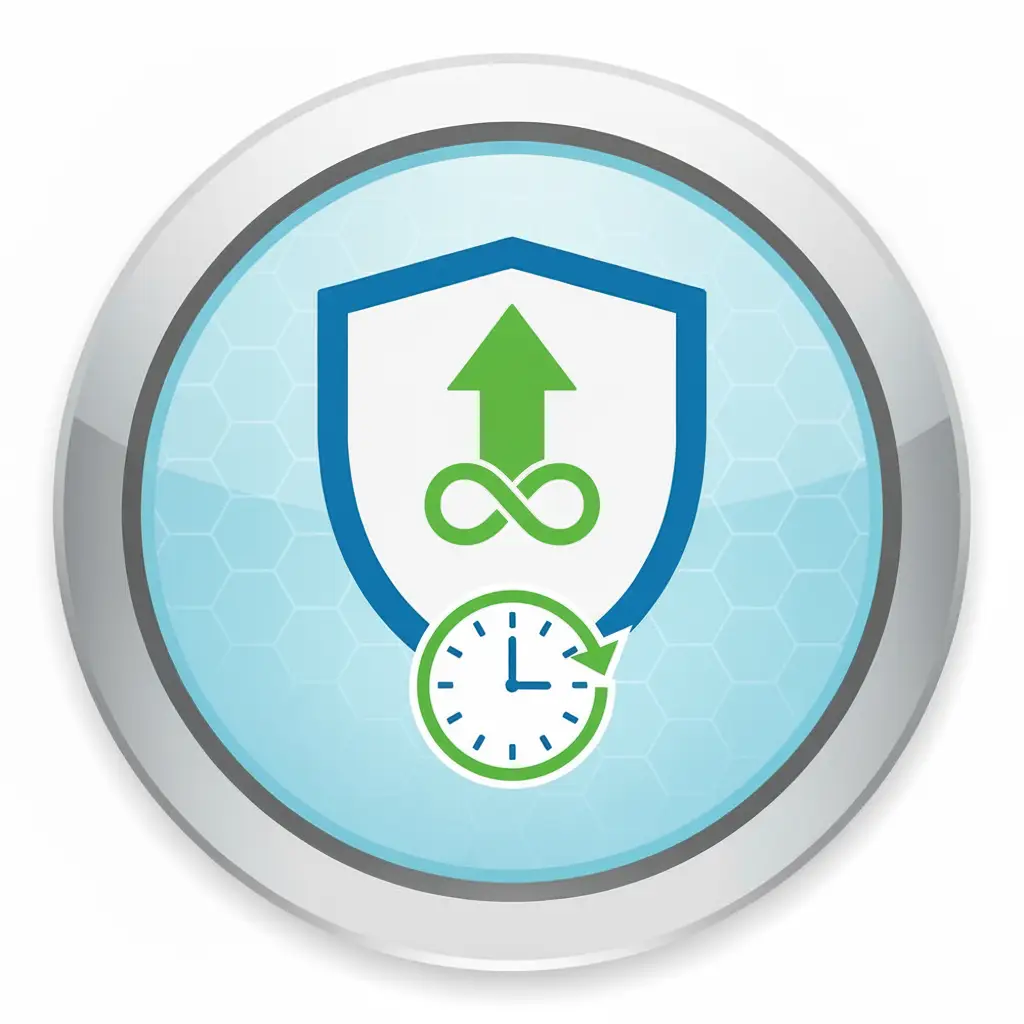 Icon representing extended system lifespan