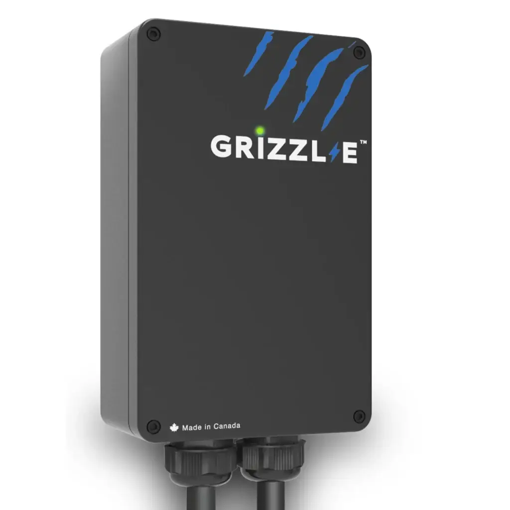 Grizzl-E Level 2 EV charger outdoor installation Seguin TX — weatherproof durable 40A home charger